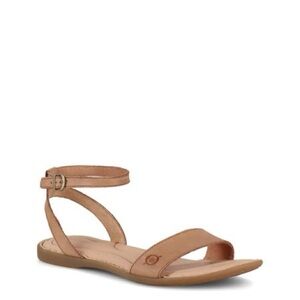 Born Women's Tan Ankle-Strap Leather Sandal
